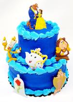 Cake Topper A Bela e a Fera com Belle, Beast, Mrs. Potts Cake Topper A Bela e a Fera com Belle, Beast, Mrs. Potts