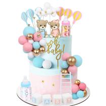 Cake Toppers Acmee Bear 47 unidades Gender Reveal Baby Shower Cake Toppers Acmee Bear 47 unidades Gender Reveal Baby Shower