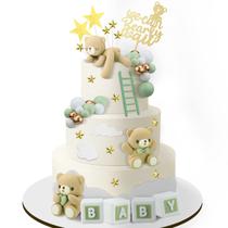 Cake Toppers Yinder Bear Mini Bear Cake Decorações