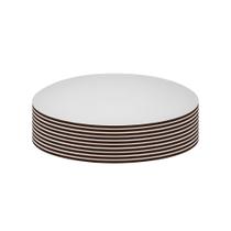 Cakeboard Kit 10 MDF Base Para Bolo Confeitaria Tabuleiro 3mm