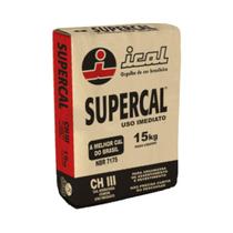 Cal hidratada CH-III aditivada 15kg - Supercal - Ical