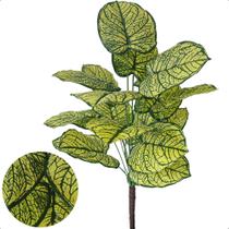 Caladium Artificial Bulbo Tinhorão Grande Sem Vaso Decoração - Flor de Mentirinha