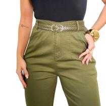 Calça 3rd sarja com cinto feminino ref: 3rd1225 Calça 3rd sarja com cinto feminino ref: 3rd1225