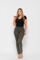 Calça 7831 Verde Skinny Bella Canvas F075
