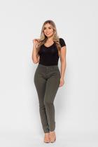 Calça 7831 Verde Skinny Bella Canvas