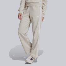 Calça Adidas French Terry 3S Feminina Bege Calça Adidas French Terry 3S Feminina Bege