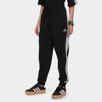 Calça Adidas Single Jersey 3 Listras Feminina Calça Adidas Single Jersey 3 Listras Feminina