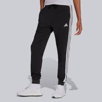 Calça Adidas Single Jersey 3 Stripes Feminina Preta