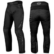 Calça Air Tech Preto Shiver Impermeável Com Proteção Masculina Motociclista Motoqueiro 3G Calça Air Tech Preto Shiver Impermeável Com Proteção Masculina Motociclista Motoqueiro 3G