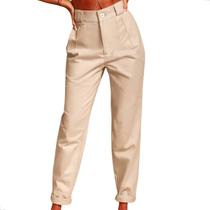 Calça Alfaiataria Algodão Corte Reto e Modelagem Slim