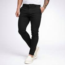 Calça Alfaiataria Bengaline Premium Lisa Masculina Lycra