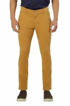 Calça Alfaiataria Casual Sarja Lisa Caramelo Calça Alfaiataria Casual Sarja Lisa Caramelo