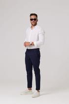 Calça Alfaiataria Chino Azul Marinho