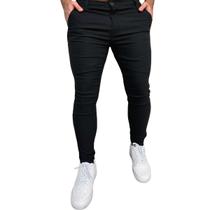 Calça Alfaiataria Chino Skinny Texturizada Masculina Premium