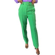 Calça Alfaiataria Com Bolso Verde Calça Alfaiataria Com Bolso Verde