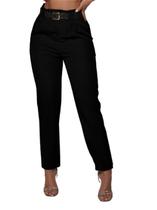 CALÇA ALFAIATARIA COM CINTO ALTO BRILHO Pit Bull Jeans CALÇA ALFAIATARIA COM CINTO ALTO BRILHO Pit Bull Jeans