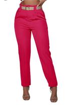 CALÇA ALFAIATARIA COM CINTO ALTO BRILHO Pit Bull Jeans CALÇA ALFAIATARIA COM CINTO ALTO BRILHO Pit Bull Jeans