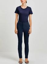 Calça Alfaiataria Hering K0VU Feminina Básica Bolsos Viscose T. 36/48