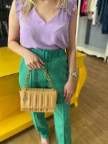 Calça Alfaiataria Liger, Com Cinto Encapado