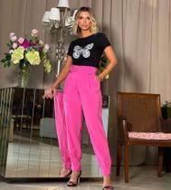 Calca alfaiataria pink
