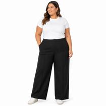 Calça Alfaiataria Plus Size Feminina Facinelli by City Lady 248079 Preta Calça Alfaiataria Plus Size Feminina Facinelli by City Lady 248079 Preta