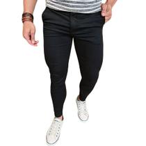 Calça Alfaiataria Skinny Semi Social Masculina Extreme Preta