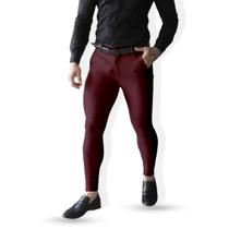 Calça Alfaiataria Super Skinny Sarja Masculina Premium