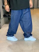 Calça Alltribe Baggy Label Azul Escuro