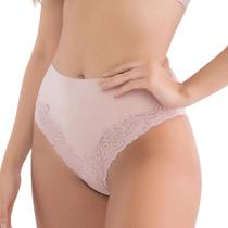 Calça Alta Microfibra DelRIo 50604 Com Renda Calça Alta Microfibra DelRIo 50604 Com Renda