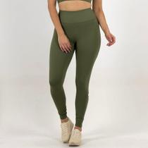 Calça Alto Giro Legging Cós Alto Feminina