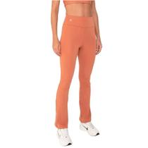 Calça Amei Sport Flare Com Bolso Interno - Ferrugem
