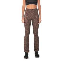 Calça Amei Sport Flare Com Bolso Interno - Marrom Oncinha Calça Amei Sport Flare Com Bolso Interno - Marrom Oncinha