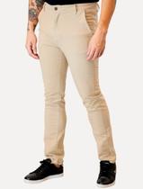 Calça Aramis Masculina Chino Color Basica Tag Areia