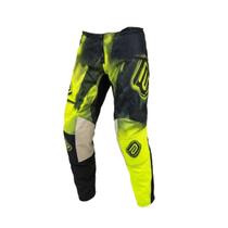 Calça ASW Image Enduro Dots Preta Amarela Fluo - Calça ASW Image Enduro Dots Preta Amarela Fluo -