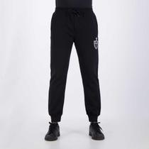 Calça Atlético Mineiro Moletom Preta Calça Atlético Mineiro Moletom Preta
