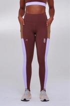 Calca Authen Grit Focus - feminino - marrom+roxo Calca Authen Grit Focus - feminino - marrom+roxo