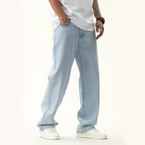 Calça Bag Jeans Balão Carpenter corte Reto Larga Calça Bag Jeans Balão Carpenter corte Reto Larga