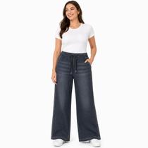 Calça Baggy Feminina Facinelli 240551 Marinho