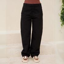Calça Baggy Sarja Bolso Faca Feminino Revanche Selímbria