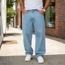 Calça Balão Calca Jeans Masculina Bag Boca Larga Streetwear