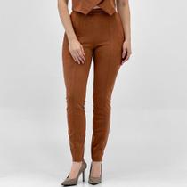 Calça Bana Bana Montaria Skinny em Suede Feminina