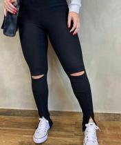 Calça bandagem preta