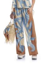 Calca barroco com bolso marrom