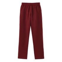 Calça Básica Infantil Unissex Em Moletom Peluciado - Vermelho 008 Calça Básica Infantil Unissex Em Moletom Peluciado - Vermelho 008