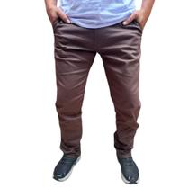 calça basica masculina slim sarja c/elastano jeans a ponta entrega