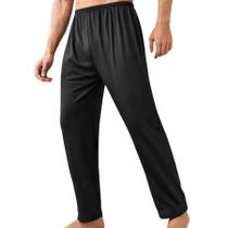Calça Básica Tecido Canelado Unissex Dia a Dia Pijama Slim Fitness