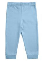 Calça Bebê Azul Clara com Punhos - 01 Calça Bebê Azul Clara com Punhos - 01
