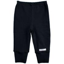 Calça Bebê Básica Lisa com Pé Reversível Algodão Egípcio