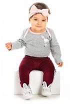 Calça bebê em Plush Vermelha Serelepe 5317