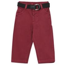Calça Bebê Look Jeans Skinny Vermelha